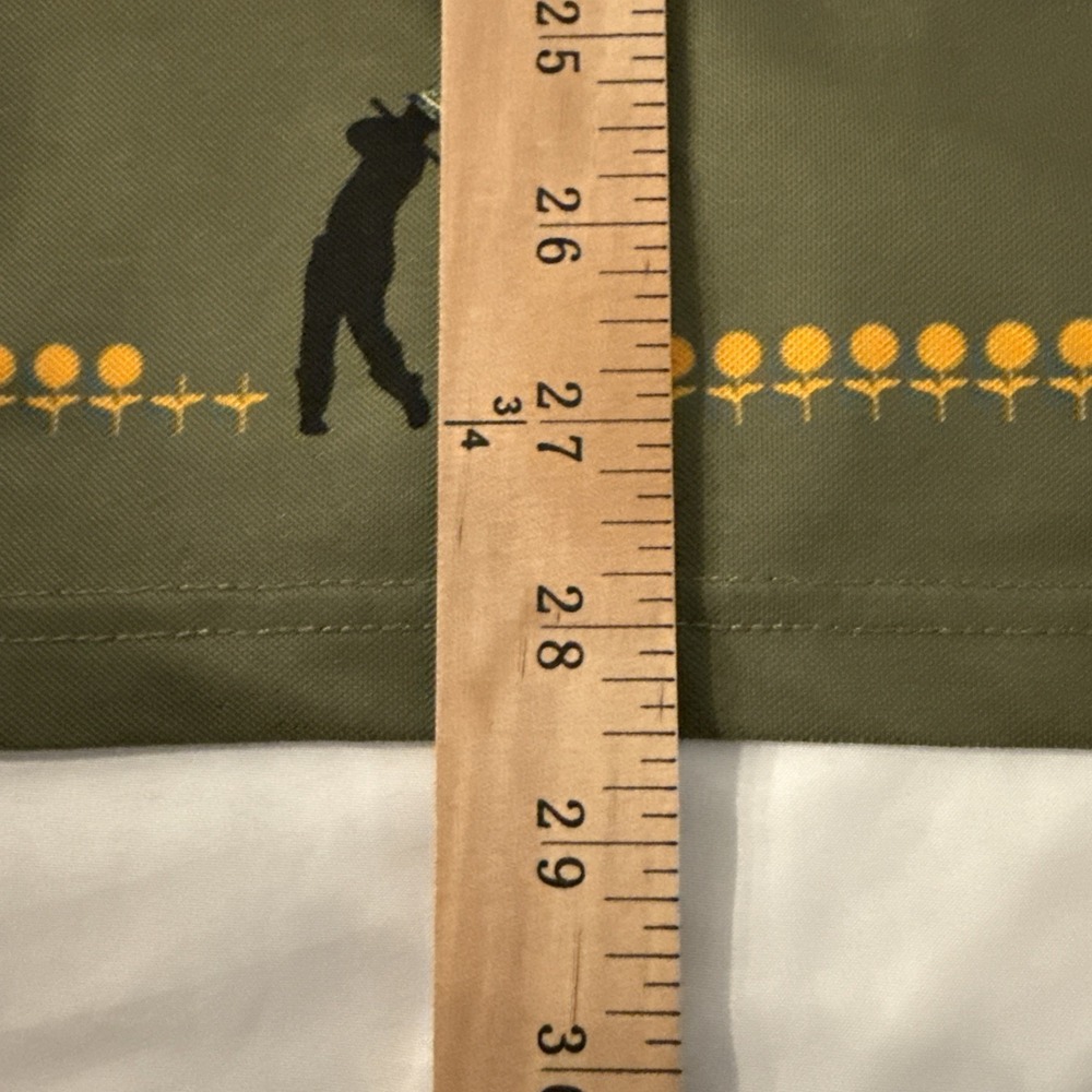 RSVLTS Polo Shirt L Green Golf Caddyshack Breakfast Balls - Picture 4 of 8
